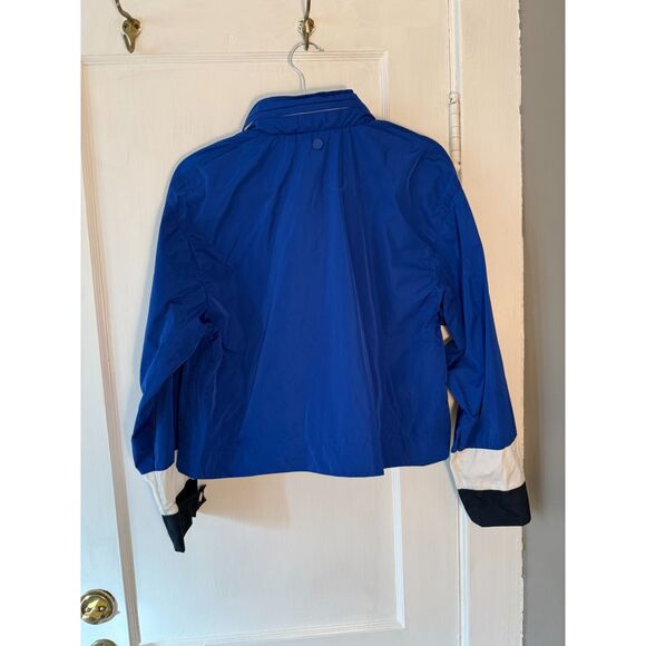 Hunter For Target Colorblock Blue and White Windbreaker Rain Jacket - Picture 2 of 5